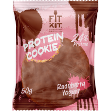 FitKit Protein Cookie 50г малиновый йогурт
